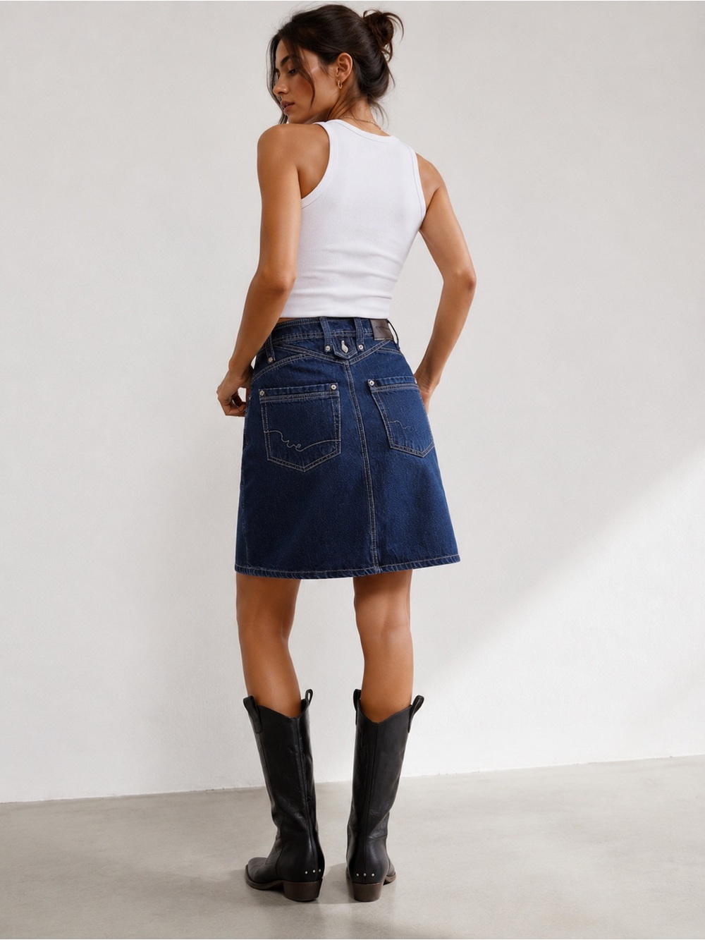 NWT Free People | 29 | Womens We The Free Suzy Denim Midi SkirtSkirt